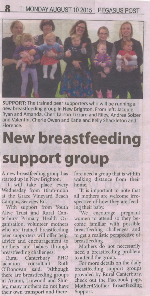 Breast Feeding Publicity - Pegasus Post