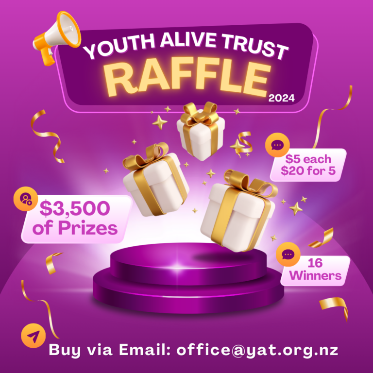 Raffle $3,500 of Prizes | Youth Alive Trust